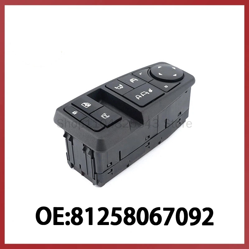 81258067092 Suitable for MAN Truck Glass Regulator Switch Power Window Lift Control Master Switch
81258067092 Suitable for MAN Truck Glass Regulator Switch Power Window Lift Control Master Switch