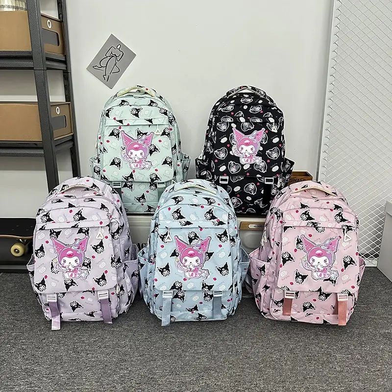 Sanrioed Kuromi Anime Cartoon Children Student Backpack Cute Large Capacity Commuter Schoolbag Hundred Shoulder Bag Gift
Sanrioed Kuromi Anime Cartoon Children Student Backpack Cute Large Capacity Commuter Schoolbag Hundred Shoulder Bag Gift