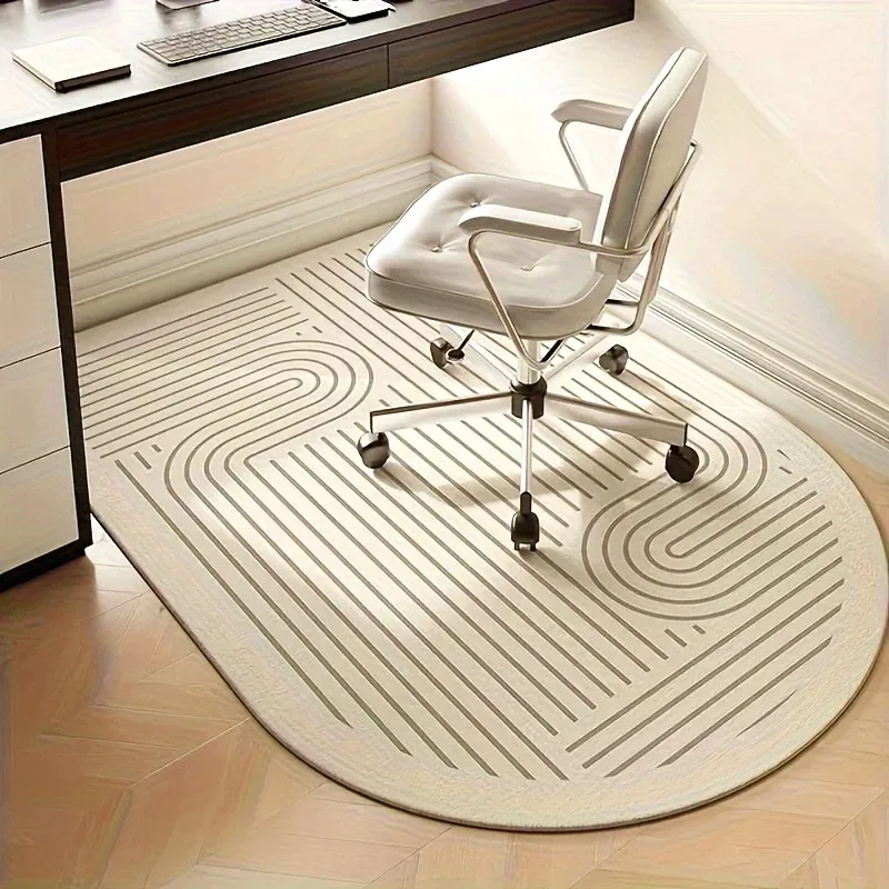 Chair Floor Mat Bedroom Study Room Non-slip Wear-resistant Carpet Beige Striped Rug Living Room Swivel Chair Carpets Home Decor
Chair Floor Mat Bedroom Study Room Non-slip Wear-resistant Carpet Beige Striped Rug Living Room Swivel Chair Carpets Home Decor