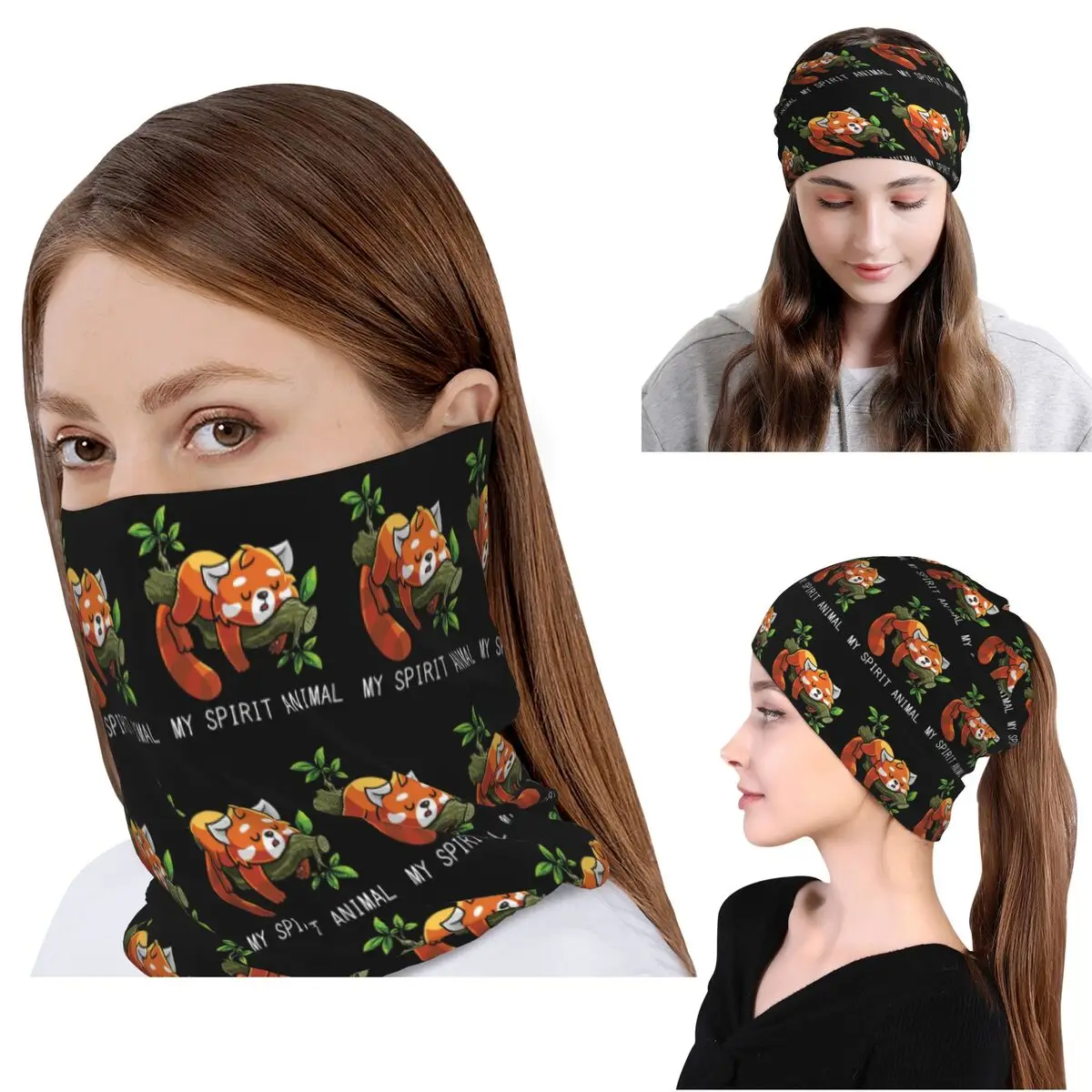 Red Panda Spirit Animal Bandana Neck Gaiter Wrap Scarf Multi-use Cycling Scarf Beanies Hat Unisex Adult Winter
Red Panda Spirit Animal Bandana Neck Gaiter Wrap Scarf Multi-use Cycling Scarf Beanies Hat Unisex Adult Winter