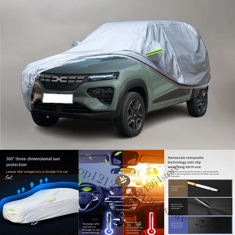 For Dacia Spring fit Outdoor Protection Full Car Covers Snow Cover Sunshade Waterproof Dustproof Exterior Car cover
For Dacia Spring fit Outdoor Protection Full Car Covers Snow Cover Sunshade Waterproof Dustproof Exterior Car cover