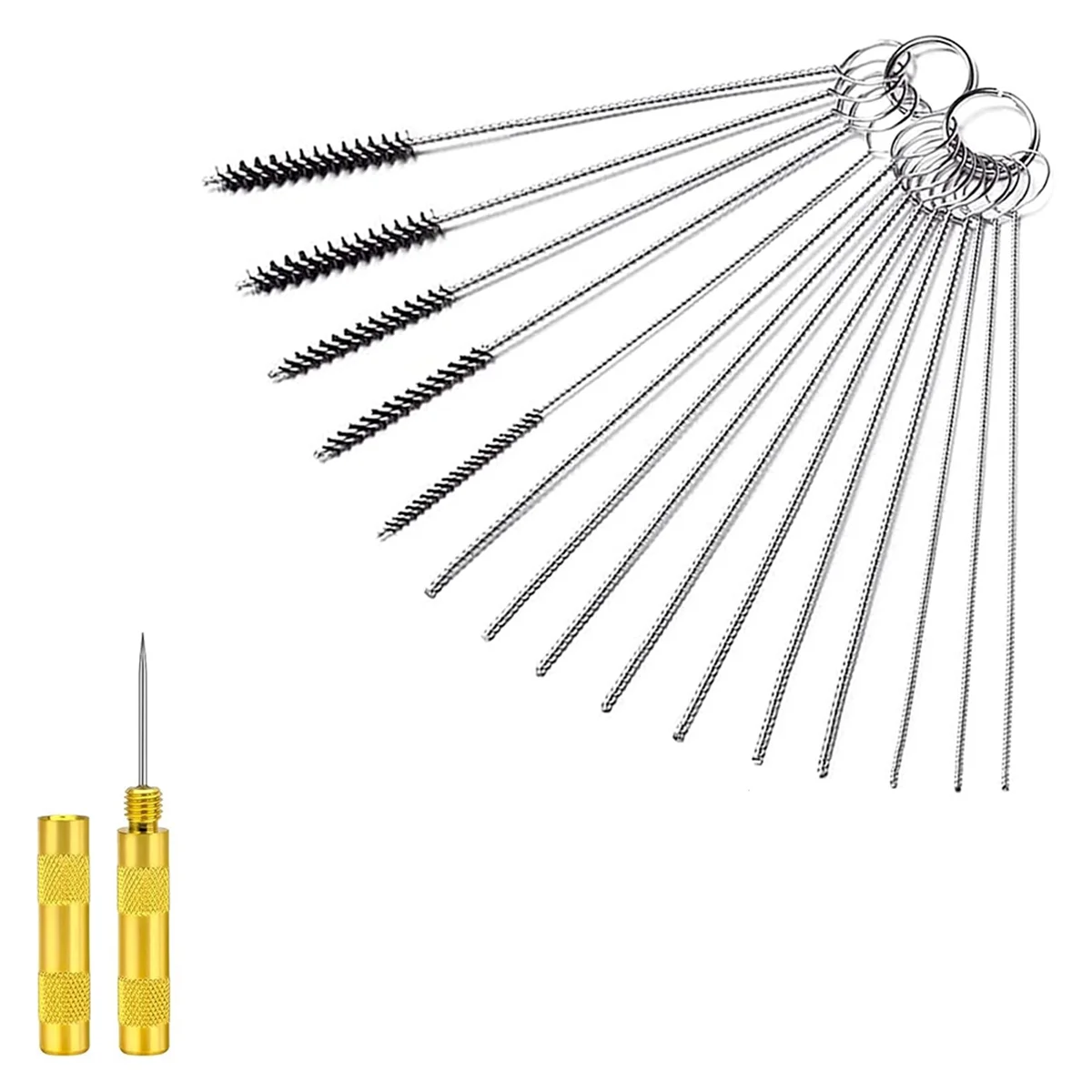 Набор для чистки карбюратора ABNJ, 2 компл., очиститель для удаления карбоновой грязи, набор проводов для чистки 26 для мотоцикла, квадроцикла, мопеда, сварщика
Набор для чистки карбюратора ABNJ, 2 компл., очиститель для удаления карбоновой грязи, набор проводов для чистки 26 для мотоцикла, квадроцикла, мопеда, сварщика