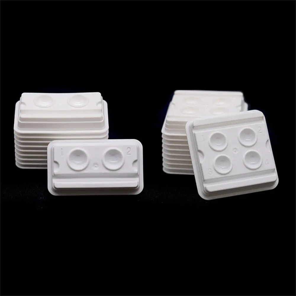 100pcs Disposable Dental Mixing Plate Plastic 2/4 Slots Bonding Resin Adhesive Tray Composite Material Mixing Wells Palette Tool
100pcs Disposable Dental Mixing Plate Plastic 2/4 Slots Bonding Resin Adhesive Tray Composite Material Mixing Wells Palette Tool