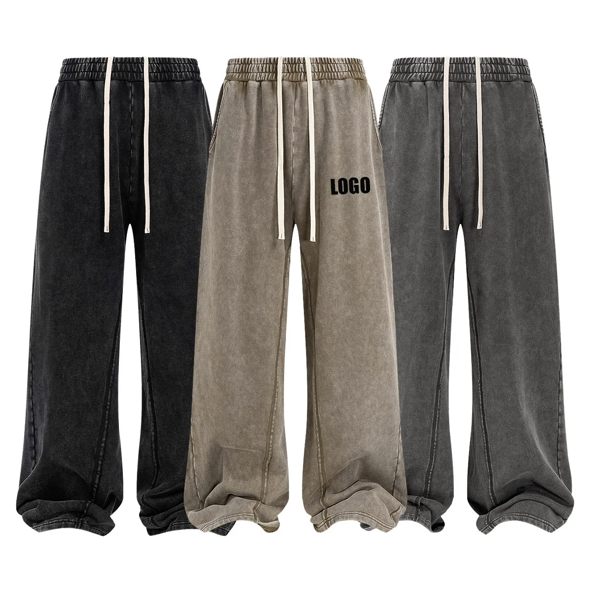 Custom LOGO Men's New 380G Heavy 100% Cotton 2025 Loose Retro Wide Leg Scattered Sports Casual Pants
Custom LOGO Men's New 380G Heavy 100% Cotton 2025 Loose Retro Wide Leg Scattered Sports Casual Pants