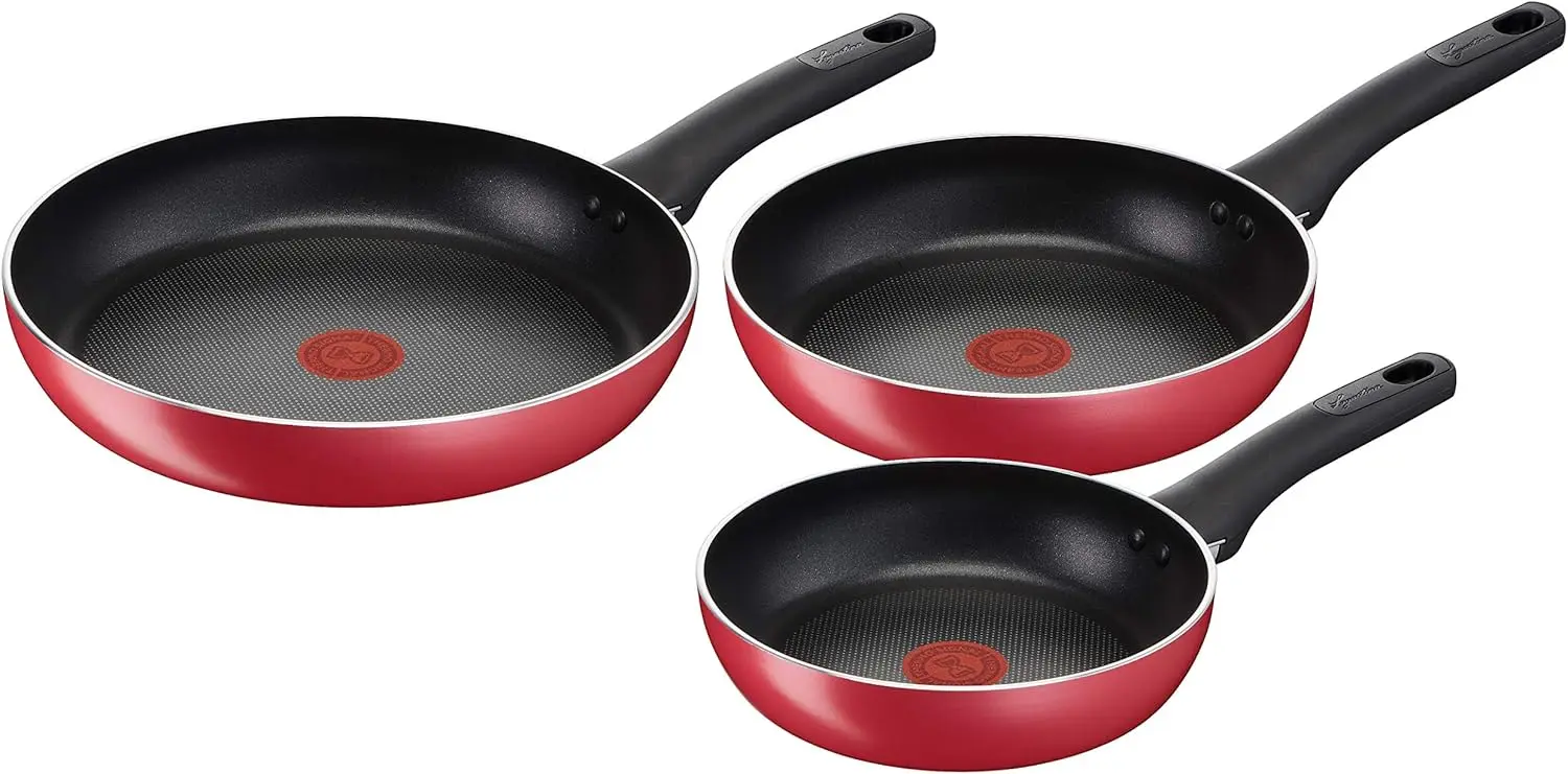 304 Stainless Steel Non-Stick Frying Pan with Fiery Red Spot Design Lid Included Home Kitchen Skillet for Gas & Induction
304 Stainless Steel Non-Stick Frying Pan with Fiery Red Spot Design Lid Included Home Kitchen Skillet for Gas & Induction