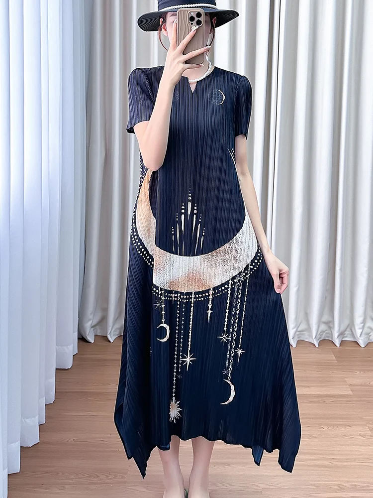 Summer Fashion High-End Design Women's Dress Elegant V-Neck Short Sleeve Straight Cut Silk Dress
Summer Fashion High-End Design Women's Dress Elegant V-Neck Short Sleeve Straight Cut Silk Dress