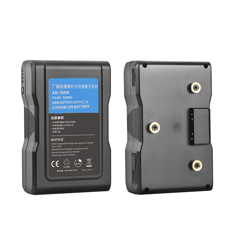 14.4V 10400MAH AN-150W 150wh V Mount replacement V-mount Lithium Ion Li-ion digital camera battery for HPX393 M850E
14.4V 10400MAH AN-150W 150wh V Mount replacement V-mount Lithium Ion Li-ion digital camera battery for HPX393 M850E