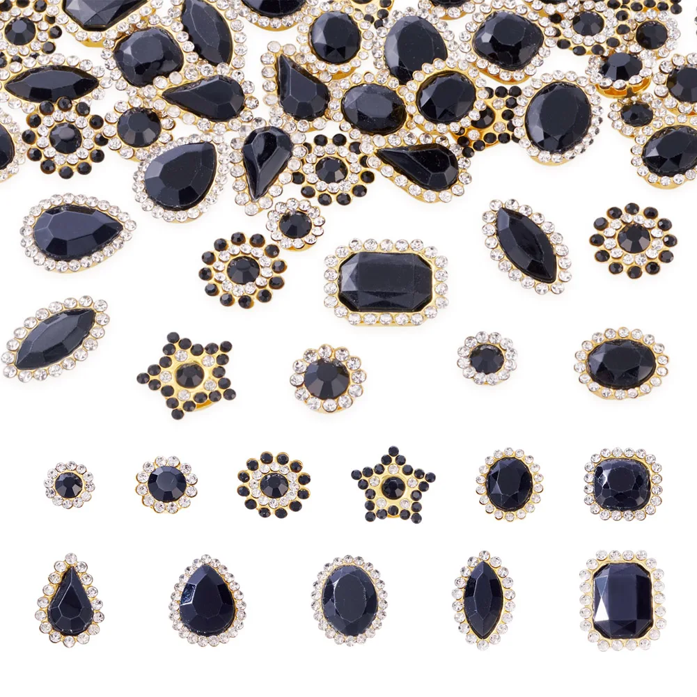 100Pcs Rhinestone Cabochons Floral Charm with Crystal Imitation Pearl for DIY Jewelry Making Decoration Accessories
100Pcs Rhinestone Cabochons Floral Charm with Crystal Imitation Pearl for DIY Jewelry Making Decoration Accessories