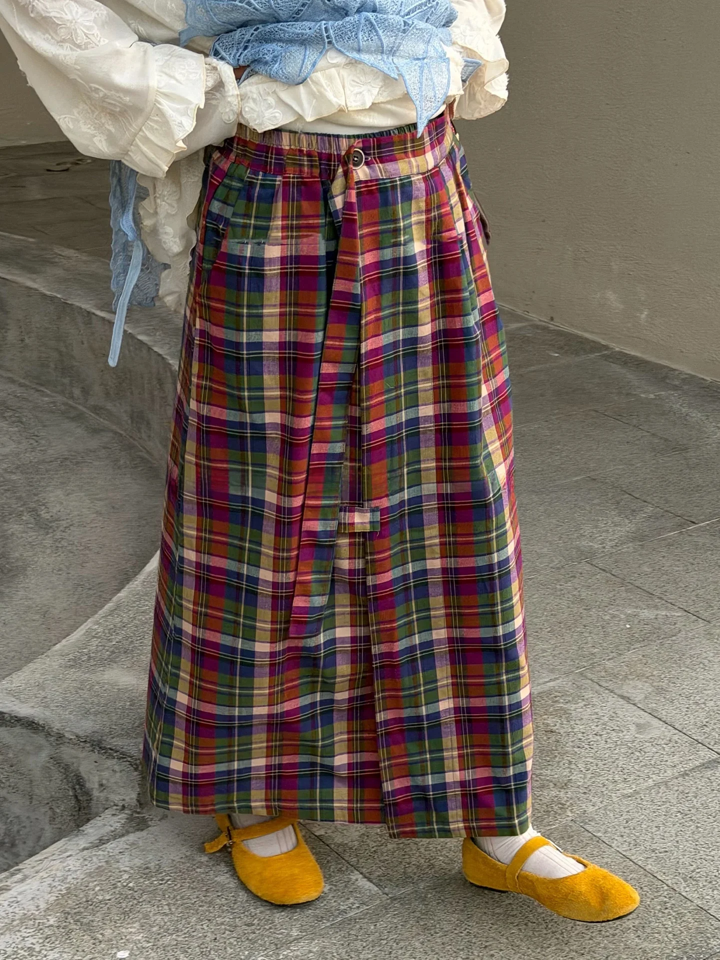 Spring Summer Vintage Japanese Design Red een Plaid Skirt plus Size Women's Faion plus Size f-length Skirt
Spring Summer Vintage Japanese Design Red een Plaid Skirt plus Size Women's Faion plus Size f-length Skirt