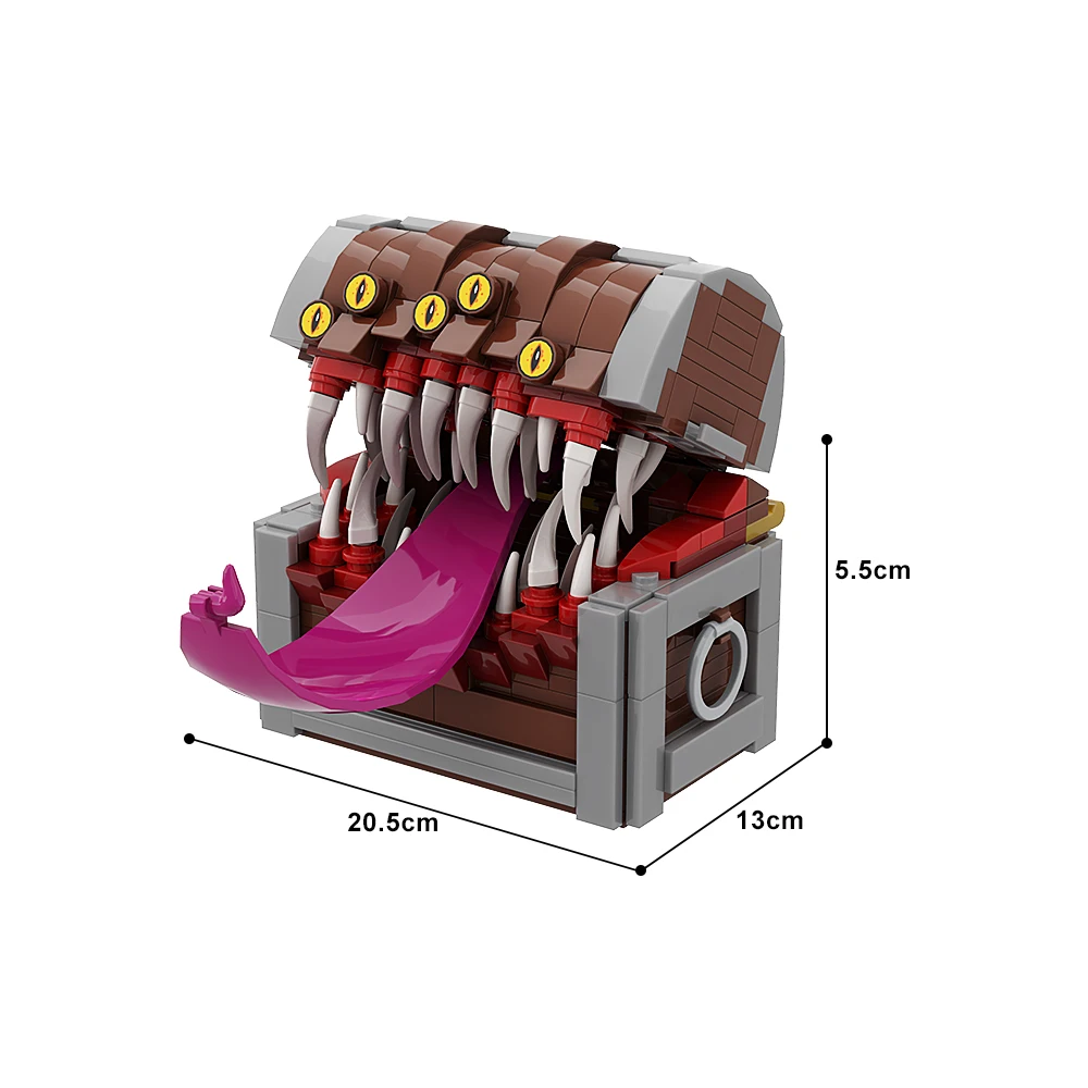 MOC Dungeons-Box Dragons Monster Building Blocks Pirate Mimic Chest Final Treasure Yaranzo Bricks Kid Birthday Toy Gift
MOC Dungeons-Box Dragons Monster Building Blocks Pirate Mimic Chest Final Treasure Yaranzo Bricks Kid Birthday Toy Gift