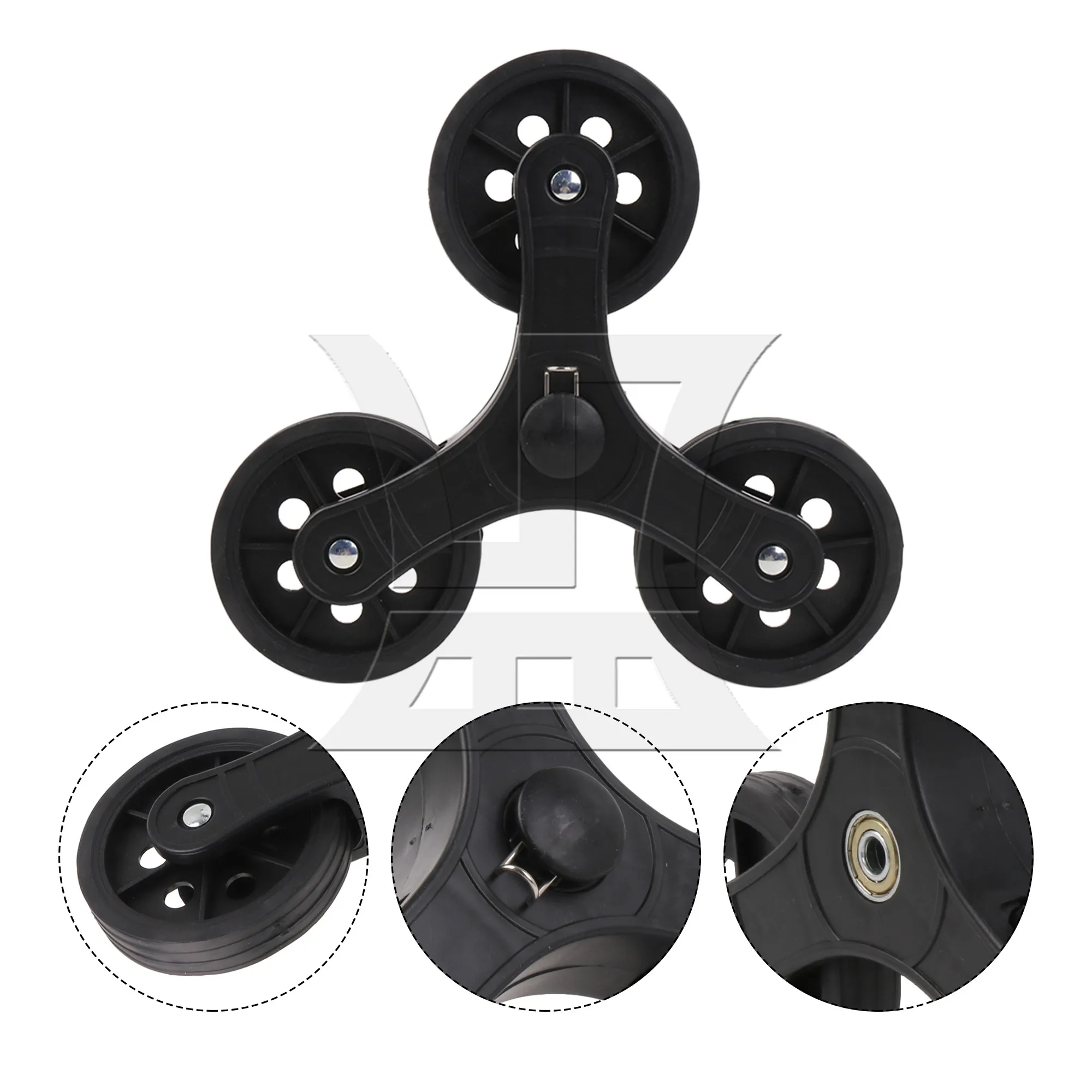 CNBTR 2Pcs 8" Stair Climbing Tri-Wheels, Universal Replacement Stair Climber Wheels for Shopping Cart & Trolley
CNBTR 2Pcs 8" Stair Climbing Tri-Wheels, Universal Replacement Stair Climber Wheels for Shopping Cart & Trolley