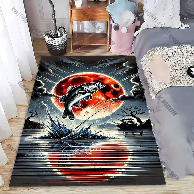 1PC Fishing Pattern Rugs Living Room Bedroom Carpet Bedside Bathroom Floor Mat Kids Room Non-slip Mat Home Accessories
1PC Fishing Pattern Rugs Living Room Bedroom Carpet Bedside Bathroom Floor Mat Kids Room Non-slip Mat Home Accessories