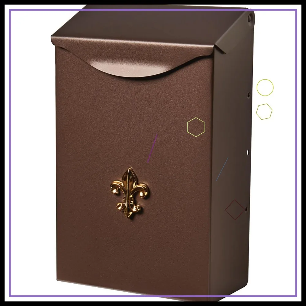 Вертикальный настенный почтовый ящик, устойчивая к ржавчине оцинкованная сталь, бронзовая отделка для наружного использования
Вертикальный настенный почтовый ящик, устойчивая к ржавчине оцинкованная сталь, бронзовая отделка для наружного использования