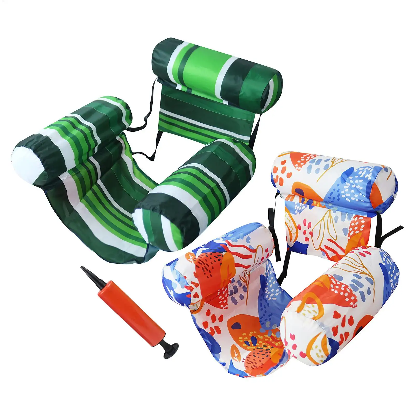 Pool Float Chair Adjustable Heavy Duty Inflatable Seat with Air Pump Water Floating Lounge Inflatable Pool Floats for Lake Beach
Pool Float Chair Adjustable Heavy Duty Inflatable Seat with Air Pump Water Floating Lounge Inflatable Pool Floats for Lake Beach