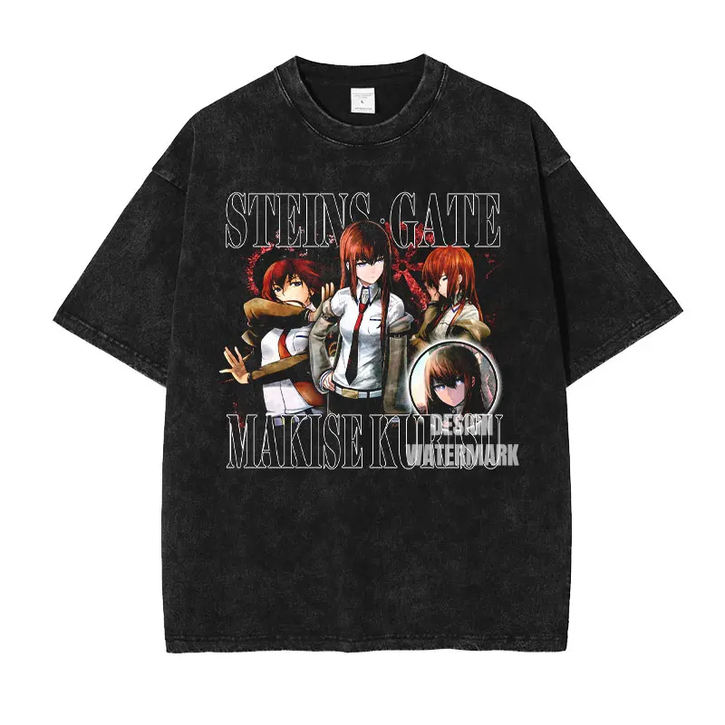Футболки с изображением аниме Makise Kurisu, винтажная потертая футболка S-Steins Gate, манга, Харадзюку, шиина, майри, футболки из 100% хлопка
Футболки с изображением аниме Makise Kurisu, винтажная потертая футболка S-Steins Gate, манга, Харадзюку, шиина, майри, футболки из 100% хлопка