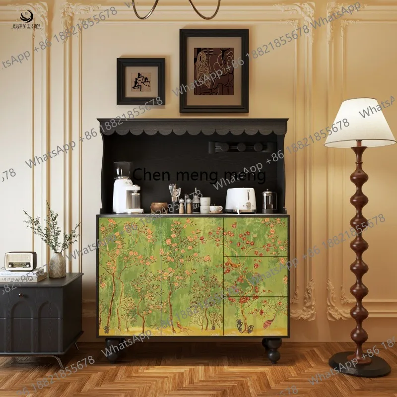 French vintage solid wood sideboard, painted living room, tea storage cabinet, dining room coffee storage
French vintage solid wood sideboard, painted living room, tea storage cabinet, dining room coffee storage