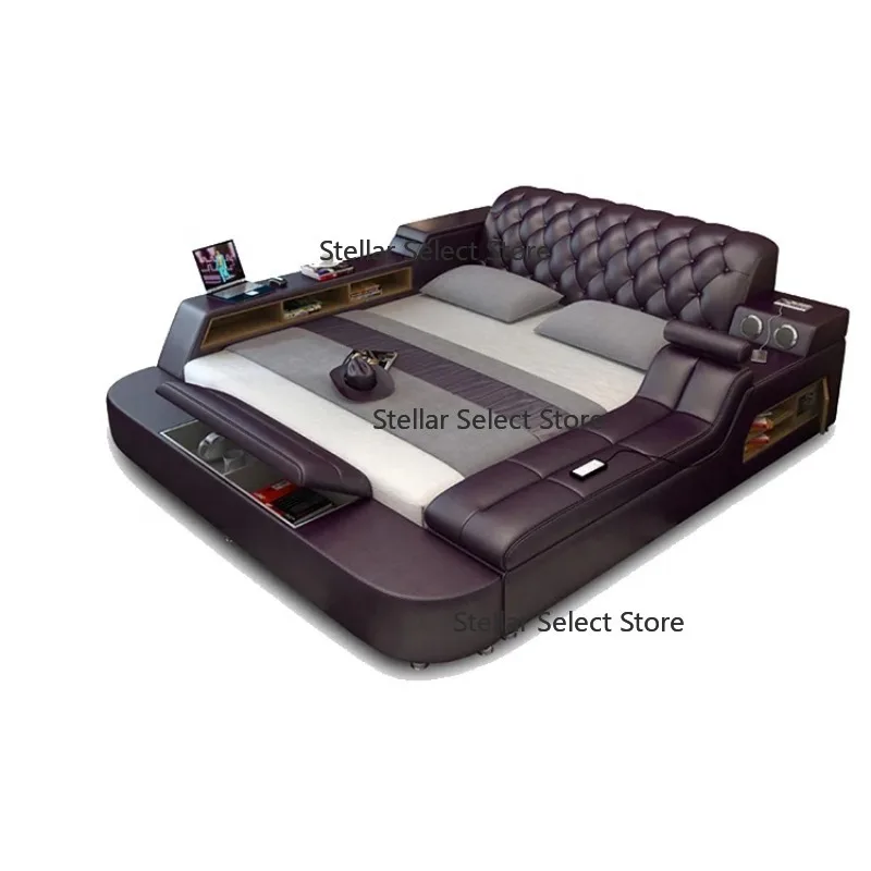 NEW Foshan Factory Supply Super Big Tatami S Bed on Sale multifunction storage bed with massage music design of leather bed
NEW Foshan Factory Supply Super Big Tatami S Bed on Sale multifunction storage bed with massage music design of leather bed
