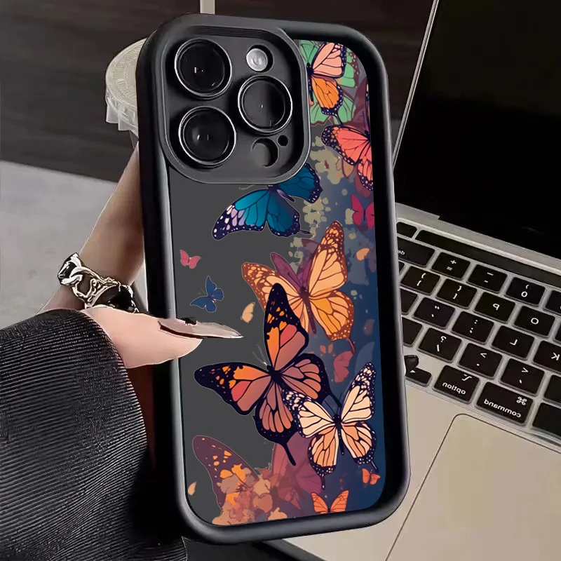Fashionable colorful butterfly protective phone case suitable for iPhone 16 15 14 13 12 11 Pro Max 16 15 X XS XR Plus 15 16 Pro
Fashionable colorful butterfly protective phone case suitable for iPhone 16 15 14 13 12 11 Pro Max 16 15 X XS XR Plus 15 16 Pro
