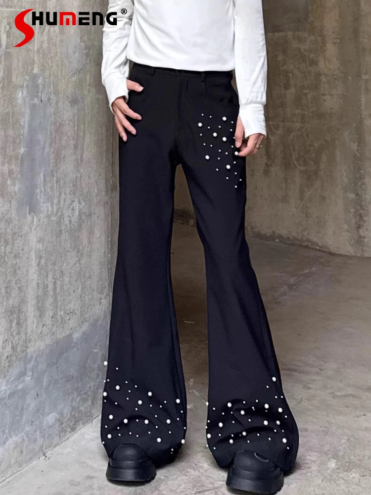 Men's 2025 Autumn New Pearl Decoration Wide-Leg Pants American Style High Street Trendy Pants Chic Loose Straight-Leg Trousers
Men's 2025 Autumn New Pearl Decoration Wide-Leg Pants American Style High Street Trendy Pants Chic Loose Straight-Leg Trousers