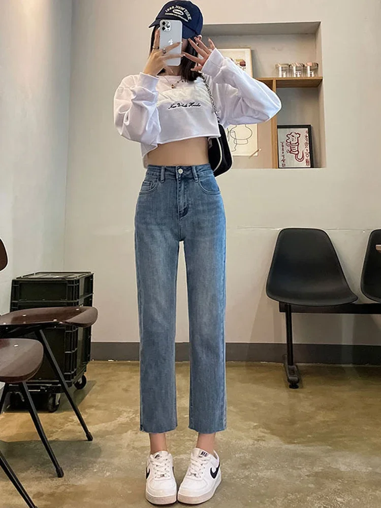 Washed high waist women jeans ankle length y2k student street wear boyfriend casual denim pants pockets trouser 2024 fall winter
Washed high waist women jeans ankle length y2k student street wear boyfriend casual denim pants pockets trouser 2024 fall winter
