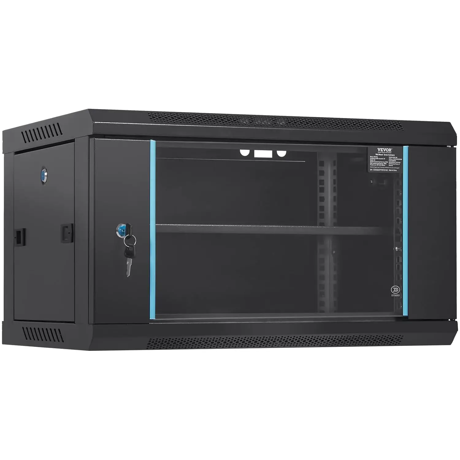 6U Wall Mount Network Server Cabinet, 15.5'' Deep, Server Rack Cabinet Enclosure, 200 lbs Max. Ground-Mounted Load Capacity, wit
6U Wall Mount Network Server Cabinet, 15.5'' Deep, Server Rack Cabinet Enclosure, 200 lbs Max. Ground-Mounted Load Capacity, wit