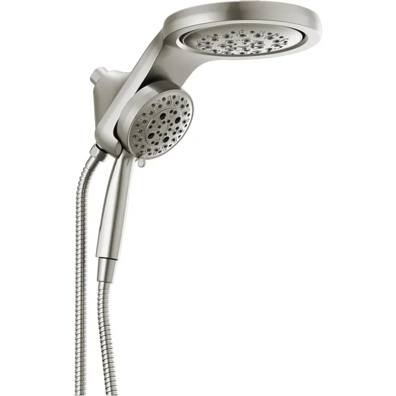 Faucet Dual Shower Head with Handheld Spray, Brushed Nickel Shower Head with Hose, Handheld Shower Head
Faucet Dual Shower Head with Handheld Spray, Brushed Nickel Shower Head with Hose, Handheld Shower Head