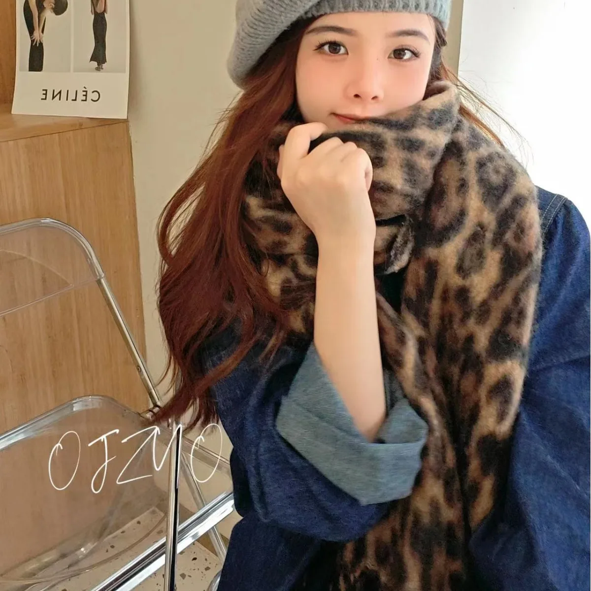 Leopard Printted Cashmere Imitation Scarf with Tassel Women Winter Warm Pashmina Shawl Wraps Ladies Fashion Neck Scarves Wh39
Leopard Printted Cashmere Imitation Scarf with Tassel Women Winter Warm Pashmina Shawl Wraps Ladies Fashion Neck Scarves Wh39