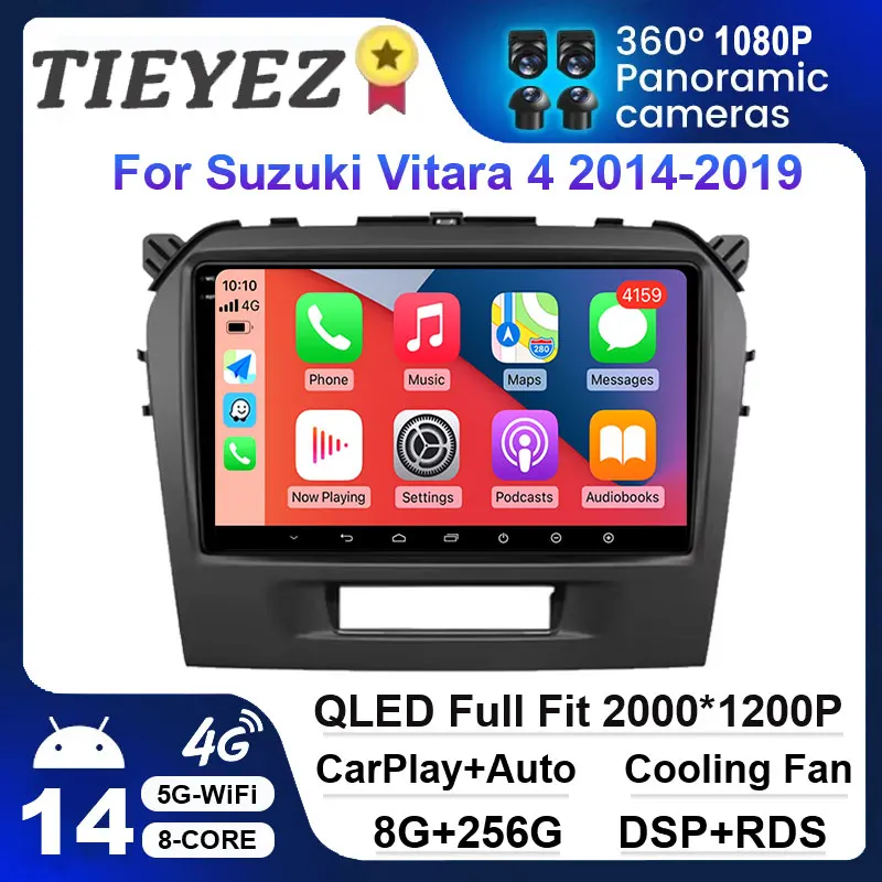 Магазин TIEYEZ, автомобильное радио для Suzuki Vitara 4 2014-2019, беспроводной Carplay, Android 14, автоматический Wi-Fi, 4G, мультимедийный плеер, GPS, авторадио
Магазин TIEYEZ, автомобильное радио для Suzuki Vitara 4 2014-2019, беспроводной Carplay, Android 14, автоматический Wi-Fi, 4G, мультимедийный плеер, GPS, авторадио