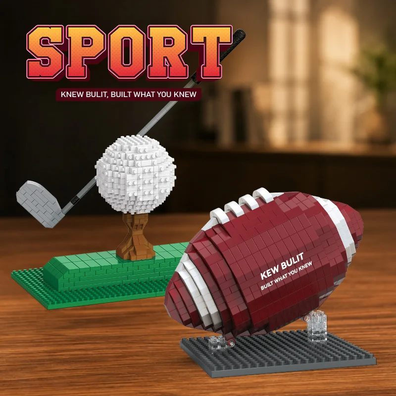 Micro Mini Football & Golf Blocks, Bagged Sports Model, Creative DIY Desktop Decor, Budget-Friendly Holiday Gift for Sports Fans
Micro Mini Football & Golf Blocks, Bagged Sports Model, Creative DIY Desktop Decor, Budget-Friendly Holiday Gift for Sports Fans