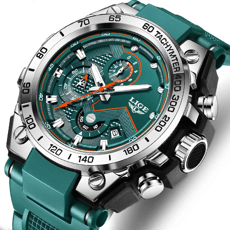 LIGE Luxury Military Watch For Men Waterproof Luminous Silicone Man Watch Quartz High Quality Men's Sports Watches Male Relojs
LIGE Luxury Military Watch For Men Waterproof Luminous Silicone Man Watch Quartz High Quality Men's Sports Watches Male Relojs