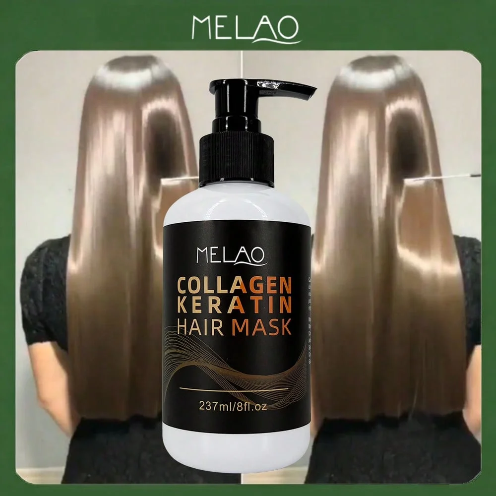 MELAO Collagen & Keratin Hair Mask - Intensive Repair for Damaged & Brittle Hair to Reduce Breakage, Restore Brilliant Shine
MELAO Collagen & Keratin Hair Mask - Intensive Repair for Damaged & Brittle Hair to Reduce Breakage, Restore Brilliant Shine
