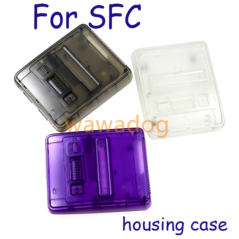 1 комплект, прозрачный корпус для игровой консоли Super Famicom, защитный чехол для корпуса SFC с комплектом отверток, сменный чехол
1 комплект, прозрачный корпус для игровой консоли Super Famicom, защитный чехол для корпуса SFC с комплектом отверток, сменный чехол 