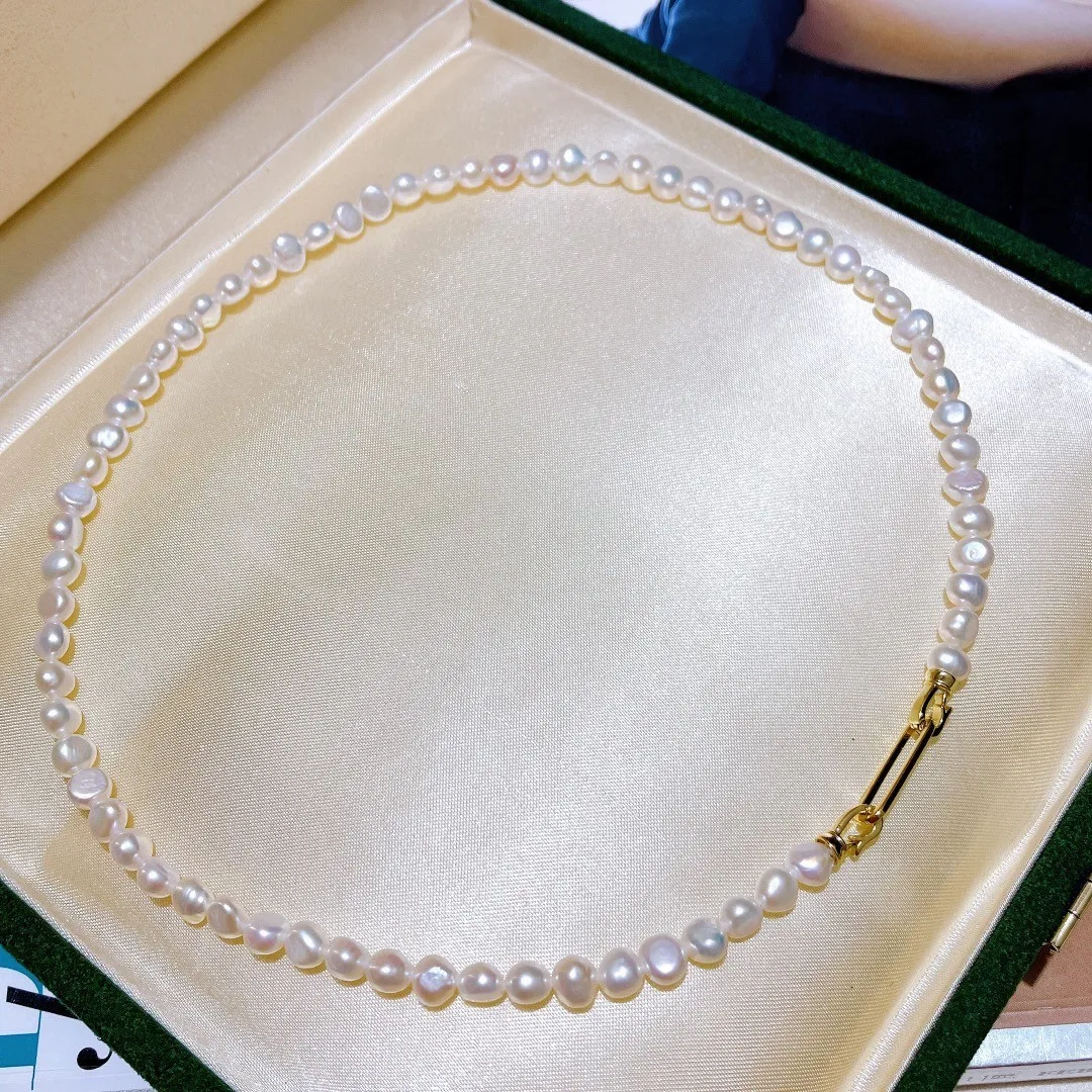 High Quality French Retro Natural Baroque Freshwater Pearl 14k Gold Filled Female Chains Necklace Jewelry For Women Gifts
High Quality French Retro Natural Baroque Freshwater Pearl 14k Gold Filled Female Chains Necklace Jewelry For Women Gifts