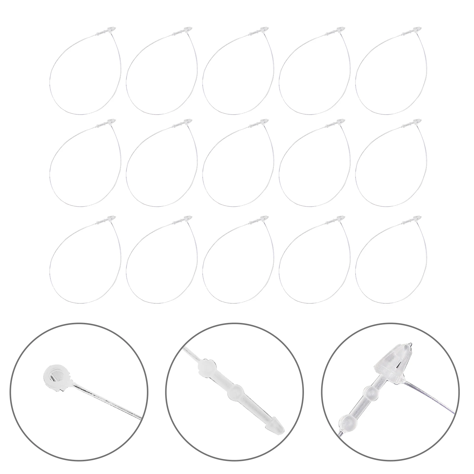 1900pcs Tag Line Fasteners 7cm White Cord Bullet Clasp for Jewelry Clothing Display Warehouse Items High Quality Non Slip 
1900pcs Tag Line Fasteners 7cm White Cord Bullet Clasp for Jewelry Clothing Display Warehouse Items High Quality Non Slip