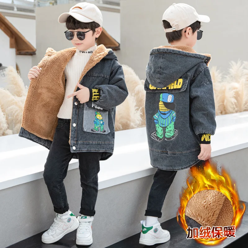 Boys Coat Jacket Overcoat Cotton 2023 Fur Warm Plus Velvet Thicken Winter Christmas Children's Clothing
Boys Coat Jacket Overcoat Cotton 2023 Fur Warm Plus Velvet Thicken Winter Christmas Children's Clothing