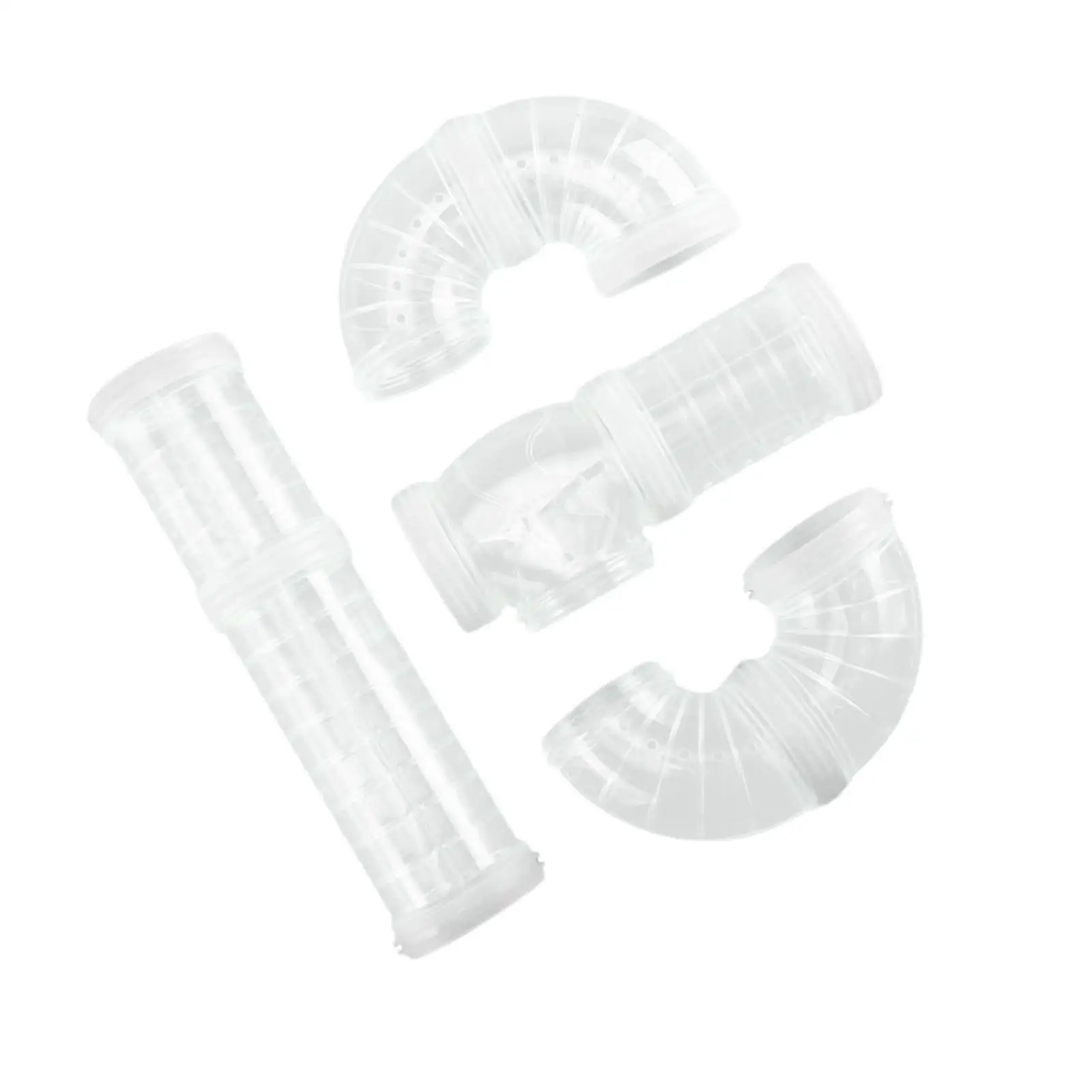 Hamster Tube Set, Transparent Curved Pipe Pet Cage Tunnel Exercise Toy for Mice, Hamster, Rat and Other Small Animals
Hamster Tube Set, Transparent Curved Pipe Pet Cage Tunnel Exercise Toy for Mice, Hamster, Rat and Other Small Animals