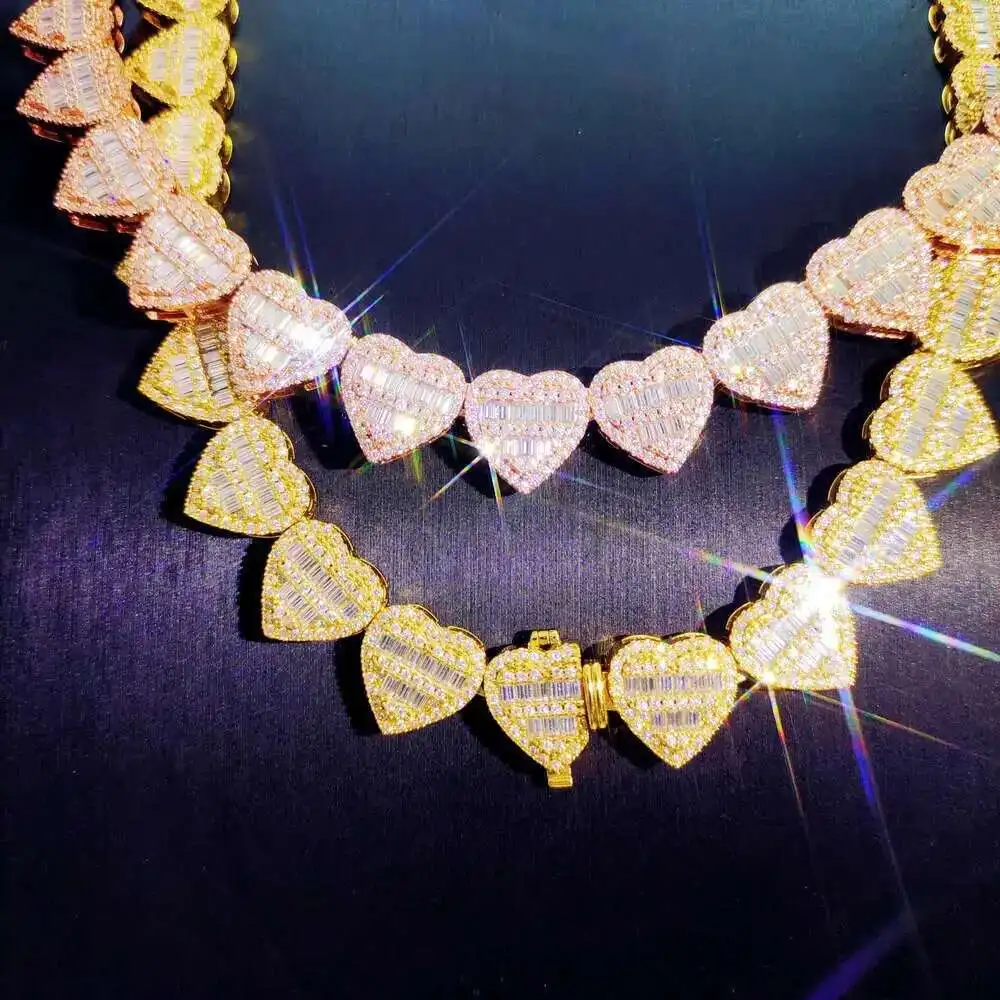 Luxury Shining Jewelry Pass Diamond Tester 13mm Iced Out Vvs1 Moissanite Cuban Link Chain Necklace
Luxury Shining Jewelry Pass Diamond Tester 13mm Iced Out Vvs1 Moissanite Cuban Link Chain Necklace
