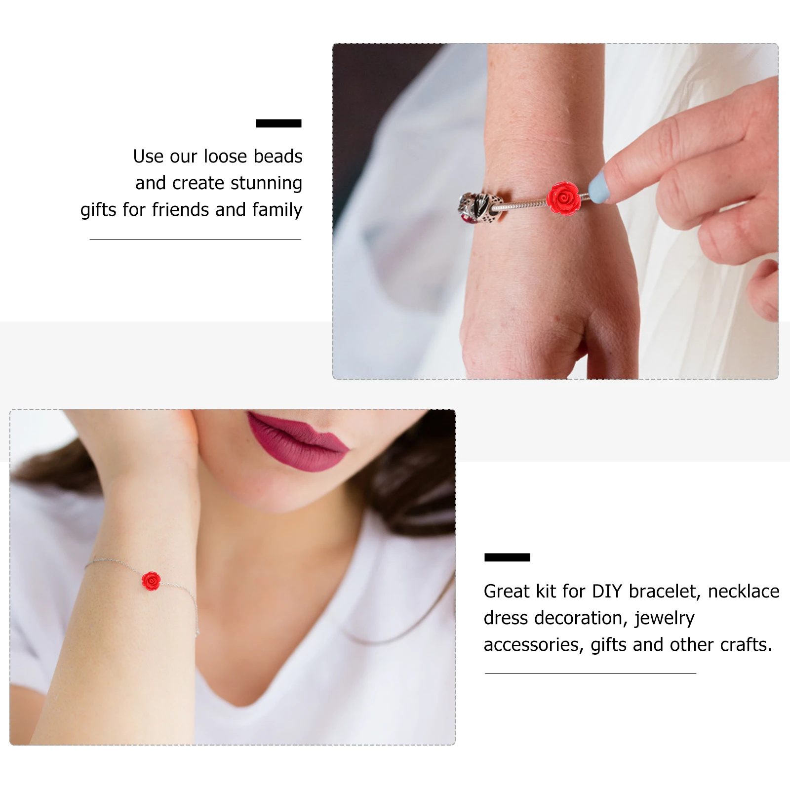 50 Pcs Beads for Bracelets Making Earrings Crafting Supplies Spacers Accessory Jewelry
50 Pcs Beads for Bracelets Making Earrings Crafting Supplies Spacers Accessory Jewelry