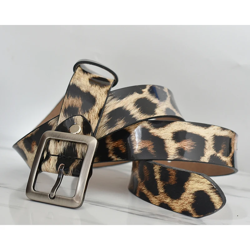 Western Leopard Print Leather Pin Buckle Women Belt Fashion Jeans Dress Belt for Ladies
Western Leopard Print Leather Pin Buckle Women Belt Fashion Jeans Dress Belt for Ladies