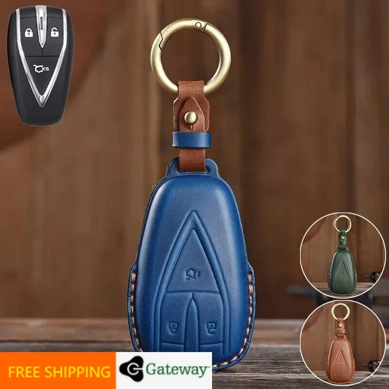 Brand New Genuine Leather Car Remote Smart Key Fob Case Cover Holder Bag with Keychain for Changan CS35 PLUS CS55 PLUS CS75 PLUS
Brand New Genuine Leather Car Remote Smart Key Fob Case Cover Holder Bag with Keychain for Changan CS35 PLUS CS55 PLUS CS75 PLUS