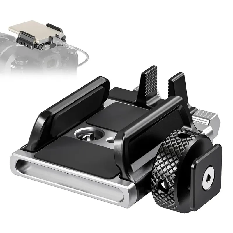 ELECT-Universal SSD Mount Bracket Holder With Cold Shoe/Cable Clamp- For T5 T7 T9 Models, Fits For Smallrig Cages
ELECT-Universal SSD Mount Bracket Holder With Cold Shoe/Cable Clamp- For T5 T7 T9 Models, Fits For Smallrig Cages