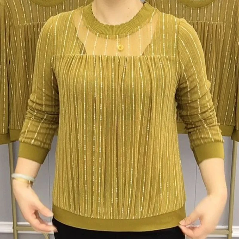 Vintage Casual Women Elegant Lace T-shirt Spring Summer Korean Fashion Long Sleeve Female Clothing All-match Loose Pullover Tops
Vintage Casual Women Elegant Lace T-shirt Spring Summer Korean Fashion Long Sleeve Female Clothing All-match Loose Pullover Tops