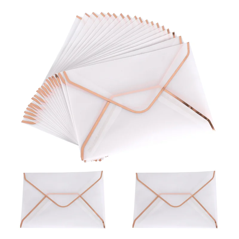 Highly Recommended-20Pcs/Set Hot Stamping Printing Paper Envelope Transparent Paper Envelope Wedding Letter Invitation Anniversa
Highly Recommended-20Pcs/Set Hot Stamping Printing Paper Envelope Transparent Paper Envelope Wedding Letter Invitation Anniversa