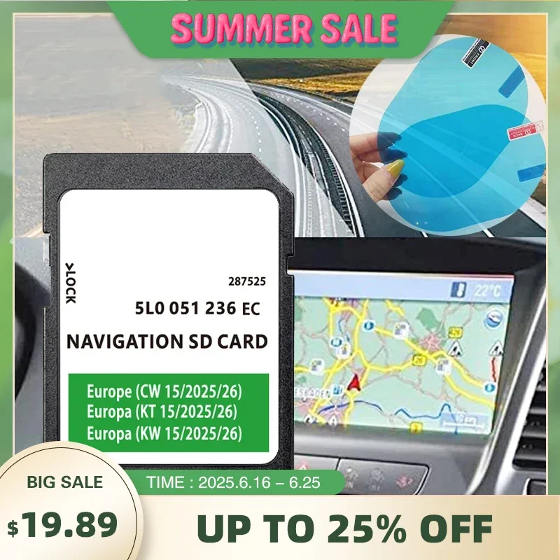 Новинка для SKODA 2024 32 Гб MIB2 Amundsen Discover Media NAVI SD card Европа Великобритания с противотуманными наклейками
Новинка для SKODA 2024 32 Гб MIB2 Amundsen Discover Media NAVI SD card Европа Великобритания с противотуманными наклейками