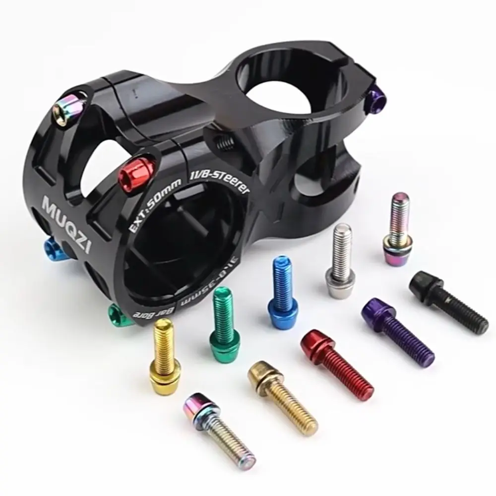 Titanium-plated Stainless Steel Bike Stem Bolts Colorful Bicycle Disc Brake Caliper Bolt
Titanium-plated Stainless Steel Bike Stem Bolts Colorful Bicycle Disc Brake Caliper Bolt