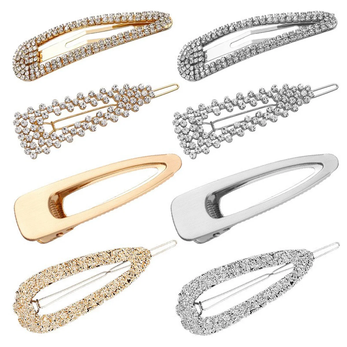 Набор из 8 заколок-клипс с камнями для женщин, регулируемые заколки для волос, ювелирные аксессуары, инструменты для укладки волос
Набор из 8 заколок-клипс с камнями для женщин, регулируемые заколки для волос, ювелирные аксессуары, инструменты для укладки волос