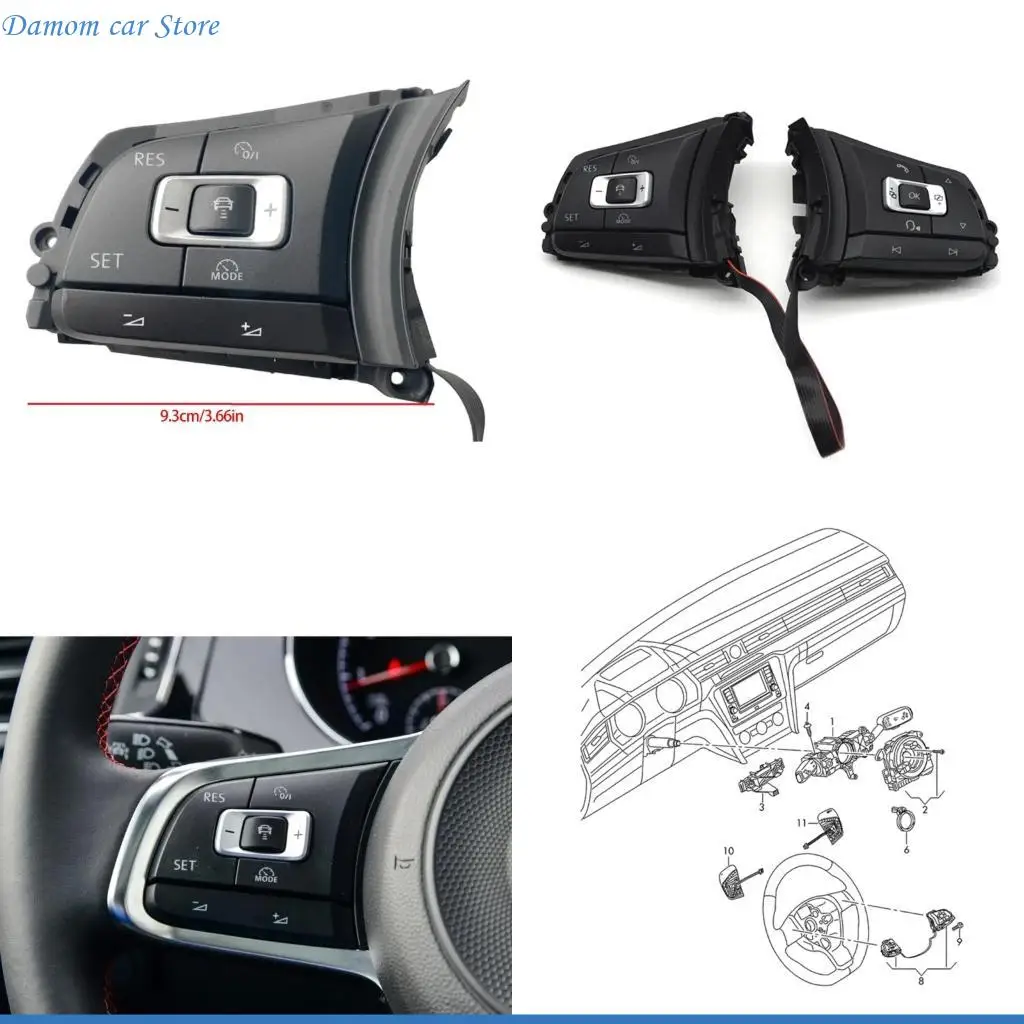 A2UC Premium Illuminated Steering Controls for Improved Night Driving Experience 5G0959442N
A2UC Premium Illuminated Steering Controls for Improved Night Driving Experience 5G0959442N