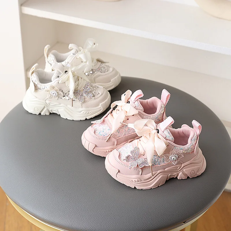 21-30 Children's Sneakers Girls Shoes Kids Sports Shoes for Rhinestone Bow Casual for Toddlers Autumn Tennis Female Toddler Shoe
21-30 Children's Sneakers Girls Shoes Kids Sports Shoes for Rhinestone Bow Casual for Toddlers Autumn Tennis Female Toddler Shoe