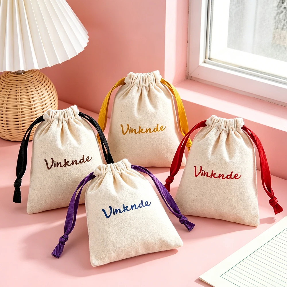 50pcs Custom Logo Beige Cotton Canvas Drawstring Bag with Grosgrain Ribbon Wedding Gift Earring Bracelet Storage Dust Pouches
50pcs Custom Logo Beige Cotton Canvas Drawstring Bag with Grosgrain Ribbon Wedding Gift Earring Bracelet Storage Dust Pouches