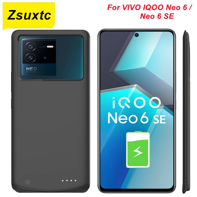 Чехол с зарядным устройством для аккумулятора 6800 мАч для VIVO IQOO Neo 6, чехол с внешним аккумулятором Neo 6 SE, чехол для телефона VIVO IQOO Neo 6, чехол с аккумулятором
Чехол с зарядным устройством для аккумулятора 6800 мАч для VIVO IQOO Neo 6, чехол с внешним аккумулятором Neo 6 SE, чехол для телефона VIVO IQOO Neo 6, чехол с аккумулятором